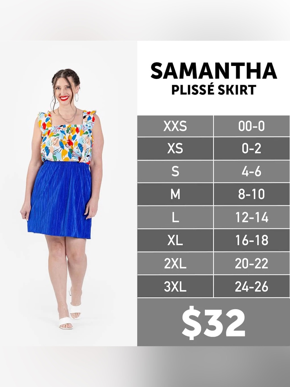 LULAROE- Champagne Samantha Plissé Skirt Size‎ XL - Picture 4 of 4